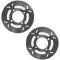 Solid Spare 2 Front Disc Brake Rotors for Polaris Trail Blazer 250 & Trail Boss 330 2005-09