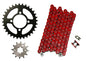 Solid Spare Red 520x74 Drive Chain & 12/32 Sprockets for Yamaha Breeze 125 1989-2004