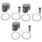 3 Namura Piston Kits for Yamaha Some 1995-1998 1100 PWC .020 Over Bore 81.5mm