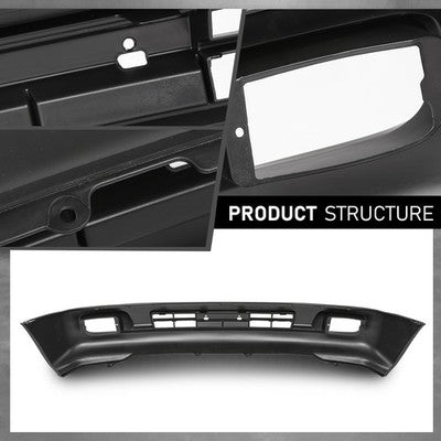 Solid Spare Front Bumper Cover w/ Fog Light Hole Fit For 2003-2007 Toyota Land Cruiser