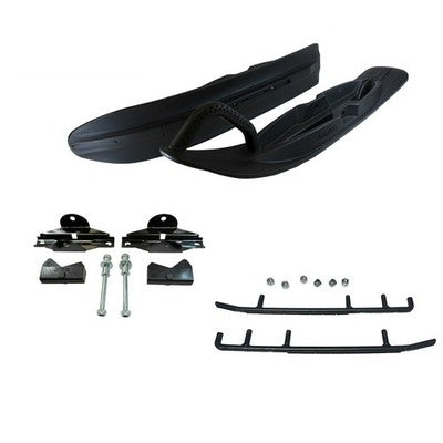 Solid Spare Exo-S All-Terrain Skis, Mount Kit & 8" Carbides for Polaris fits many 2010-2017