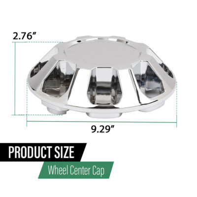 Solid Spare Fit For 15-20 GMC Sierra 2500HD 3500HD Wheel Center Cap Silver 22909152