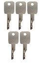 (5) Keys For Bobcat, Terex, Ditch-Witch, Genie, Grove, IR, JLG, Komatsu, IH D250