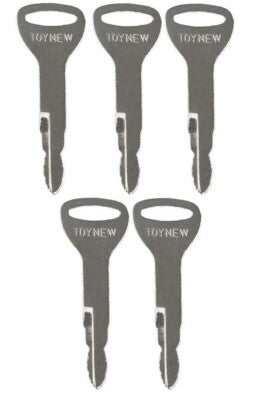 Solid Spare (5) Ignition Keys For Toyota Forklift ToyNew A62597, 57591-23330-71, 162597