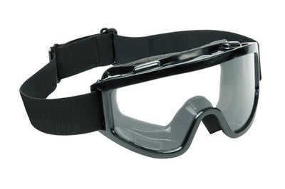 Raider Motocross Dirt Bike ATV MX Goggles Adult - Black - Single Lens - Clear