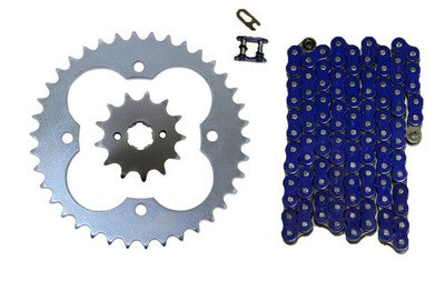 Solid Spare Blue 520x86 O-Ring Drive Chain & 13/38 Sprockets for Honda TRX250X Fourtrax
