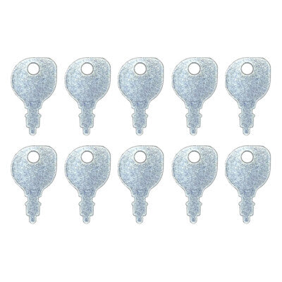 Solid Spare (10) Ignition Key For John Deere MTD Kubota Murray Craftsman Tractor 430 1148
