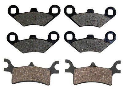 Front & Rear Brake Pads fits Polaris Sportsman 500 EFI Quad