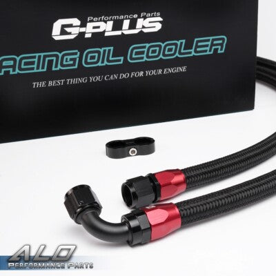 Solid Spare Universal 30 Row AN10 Aluminum Thermostat Adaptor Racing Engine Oil Cooler Kit