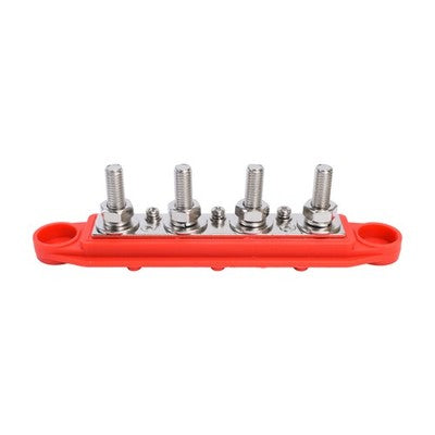New 5/16" 4 Stud Power and Ground Distribution Block with Cover New US