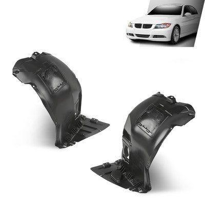 Solid Spare Front Driver & Passenger Front Section Fender Liner Fit For 06-12 BMW 3 Series