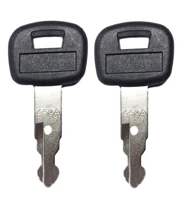 (2) Key For Kubota Mini Excavator, Backhoe, Skid Steer, Track Loader 459A