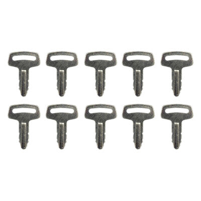 Solid Spare (10) Ignition Key For Kubota Loader Excavator & Generator 53630 RC101-53630
