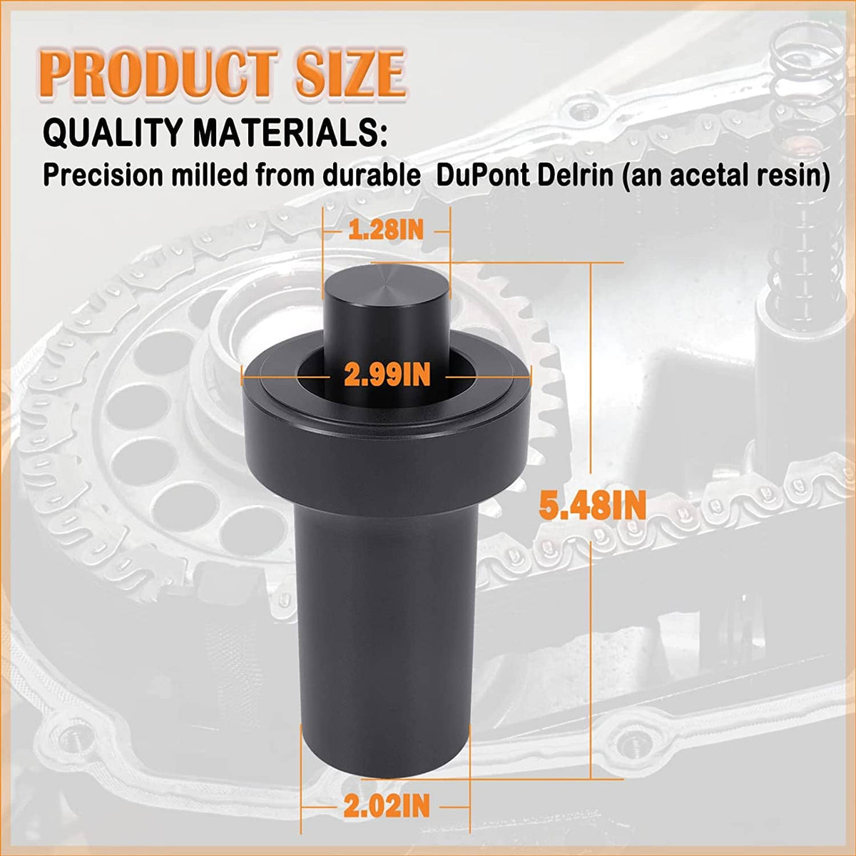 Solid Spare Adapt-A-Case Front Output Seal Driver Install Tool For GM NP246/261/263 TM109RAC