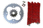 Solid Spare Red 520x86 O-Ring Drive Chain & 13/38 Sprockets for Honda TRX250X Fourtrax
