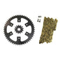 Solid Spare Gold 520x114 Drive Chain & 13/51 Sprockets for Honda CRF450X fits 2005-2013