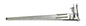 Solid Spare SPI Trailing Arm Left Hand Silver for Ski-Doo ZX Chassis Replaces OEM# 505070646
