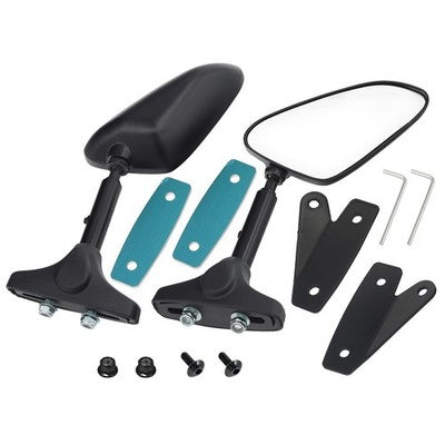 Solid Spare SPI Mirrors for Yamaha many 2014-2023 Snowmobiles Replaces OEM# SMA-8JW26-28-00