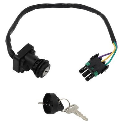 Solid Spare Ignition Switch w/Keys for Bombardier Traxter 500 1999-2004 Replaces 710000042