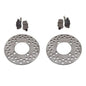 Solid Spare 2 Rear Brake Rotors & Semi-Metallic Brake Pads for Honda Big Red 700 2009-2013