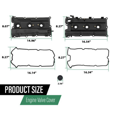 Solid Spare Valve Cover Set Fit For 2005-2019 Nissan Frontier Pathfinder Xterra NV1500 4.0L