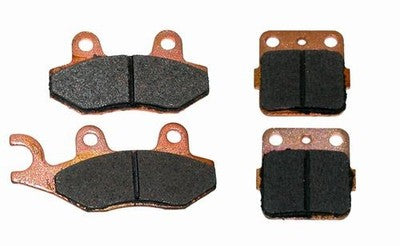Front & Rear Semi-Metallic Brake Pads for Yamaha fits 1989 YZ125, YZ250, YZ250WR
