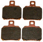 Front Semi-Metallic Brake Pads for Bombardier Traxter Most 1999 2000 2001