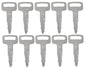 (10) Ignition Keys For Nissan Forklift Heavy Equipment NEW # 1A, KEY00-GB01A