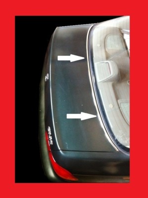 CHROME REAR TRUNK DECK LID MOLDING CHROME TRIM ACCENT PIECE
