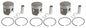 3 SPI Standard Bore Piston Kits for Yamaha 700 Snow Triples Many 1998-2006 69mm
