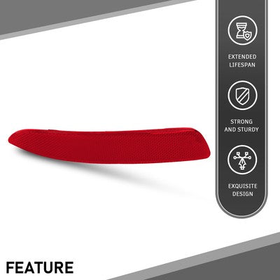 Solid Spare Fit For 2007-2013 BMW X5 E70 Left Driver Side Rear Bumper Reflector Light Red