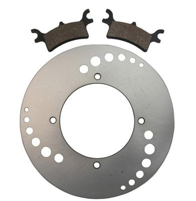 Solid Spare Rear Brake Rotor and Pads for Polaris Sportsman 500 HO EFI - 2003 2004 2005 2006