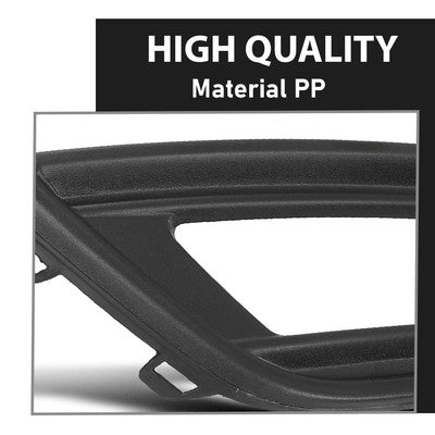 Solid Spare Front Bumper Fog Light Bezel Lamp Trim Right Side Fit For 2015-2018 Ford Focus
