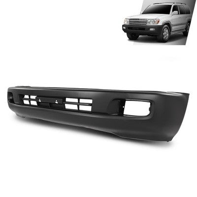 Solid Spare Front Bumper Cover w/ Fog Light Hole Fit For 2003-2007 Toyota Land Cruiser