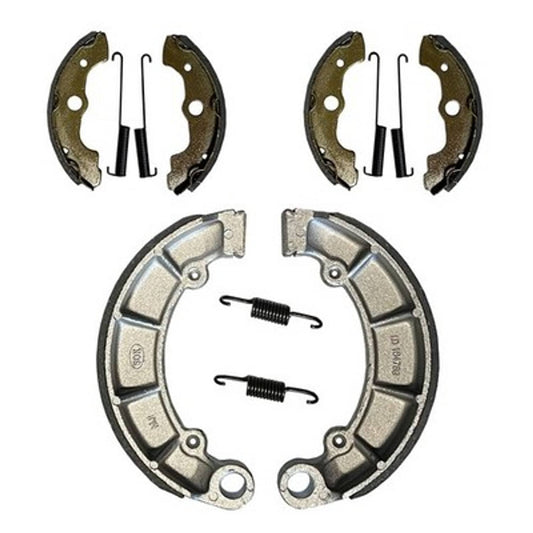 Solid Spare Front & Rear Brake Shoes fits Honda Rubicon 500 4x4 TRX500FA 2001 2002 2003 2004