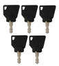 (5) Ignition Keys For JCB Volvo Mini Excavator, Loader - 3CX, 701, 45501, 14607