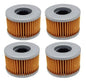 Solid Spare 4 Pack of Oil Filters for Honda Pioneer 700 & Pioneer 700-4 fits 2014-2026