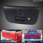 Solid Spare Tailgate Rear Handle W/ Bezel & Keyhole Textured Black Fit For 01-04 Frontier