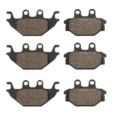 Solid Spare Front & Rear Semi-Metallic Brake Pads for Arctic Cat 300 2x4 Alterra 300 2010-24