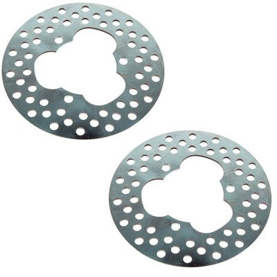 Solid Spare 2 Front Disc Brake Rotors for Kawasaki 1989-2004 Bayou 300 4x4 & Bayou 400 4x4