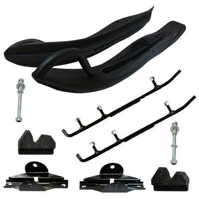 Solid Spare Exo-S Touring Skis, Mount Kit & 4" Carbides for Yamaha Many 2007-2017 SEE LIST