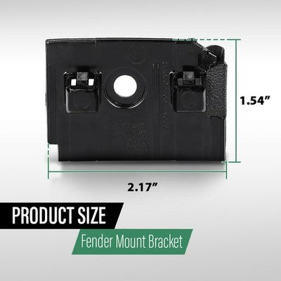 Solid Spare Fit For 17-23 Tesla Model 3 Front Bumper Fender Mount Bracket Holder Right Side