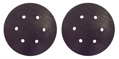 Solid Spare (2) Backing Pad 6" Hook Loop for Porter Cable Polisher 7424 7424XP