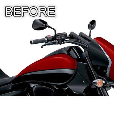 CHROME MOTORCYCLE TANK FENDER WINDSHEILD TRIM - 20 ft Roll