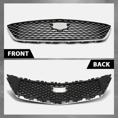 Solid Spare Fit For 2020-2023 Cadillac CT5 Front Bumper Upper Grille w/ Chrome Trim 84613162