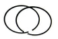 Namura .020 Over Bore Piston Rings for Suzuki RM250 fits 1996-2008 - 66.9mm