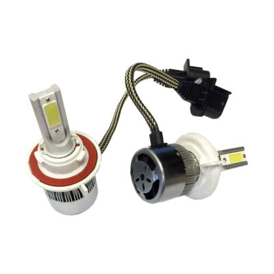 For 2007-2017 Jeep Wrangler 72W 7600LM COB LED Headlight Conversion Kit Bulb
