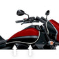 CHROME MOTORCYCLE TANK FENDER WINDSHEILD TRIM - 20 ft Roll