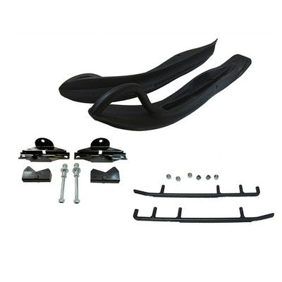 Solid Spare EXO-S Touring Skis, Mount Kit & 8" Carbides for Polaris fits many 2010-2017