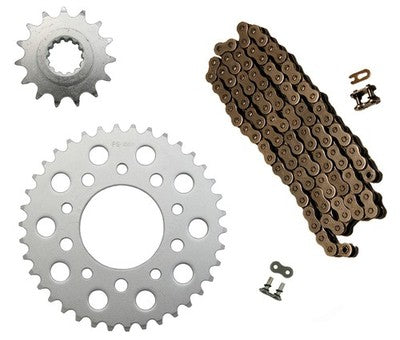 Solid Spare 525x110 O-Ring Drive Chain & 15/38 Sprockets for Honda NightHawk 750 1991-2003
